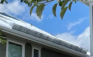 Drift Solar Retaining Snow