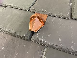 Yeti 18 Copper Snow Guard on Slate